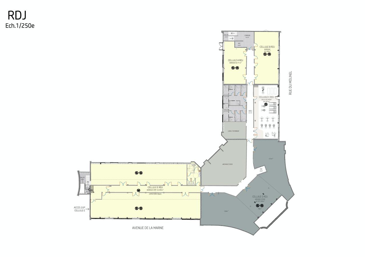 Bureau Wasquehal 4381m² Location bureau Wasquehal Nord OLBUR2201975 9